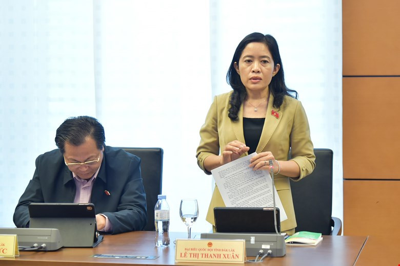 Đại biểu Lê Thị Thanh Xuân. Ảnh: Như Ý. Đại biểu Lê Thị Thanh Xuân. Ảnh: Như Ý.