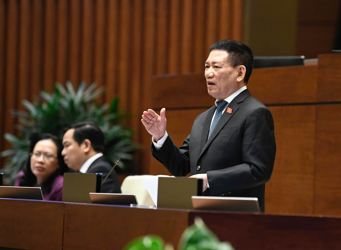 Phó Thủ tướng Chính phủ, Bộ trưởng Tài chính Hồ Đức Phớc. Ảnh Như Ý