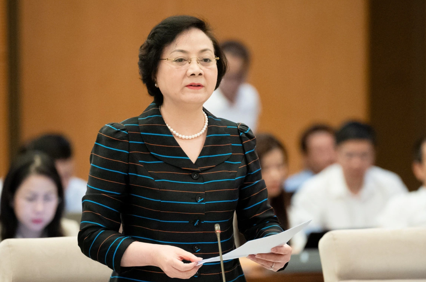 Bộ trưởng Bộ Nội vụ Phạm Thị Thanh Trà. Bộ trưởng Bộ Nội vụ Phạm Thị Thanh Trà.