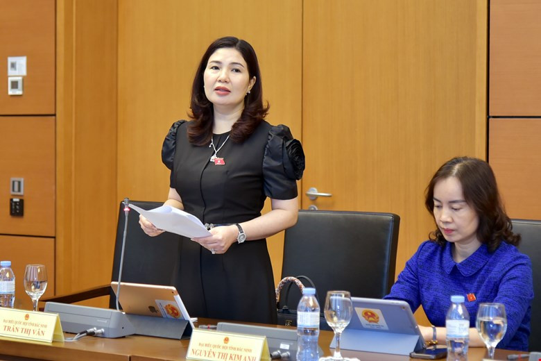 Đại biểu Trần Thị Vân. Ảnh Như Ý. Đại biểu Trần Thị Vân. Ảnh Như Ý.