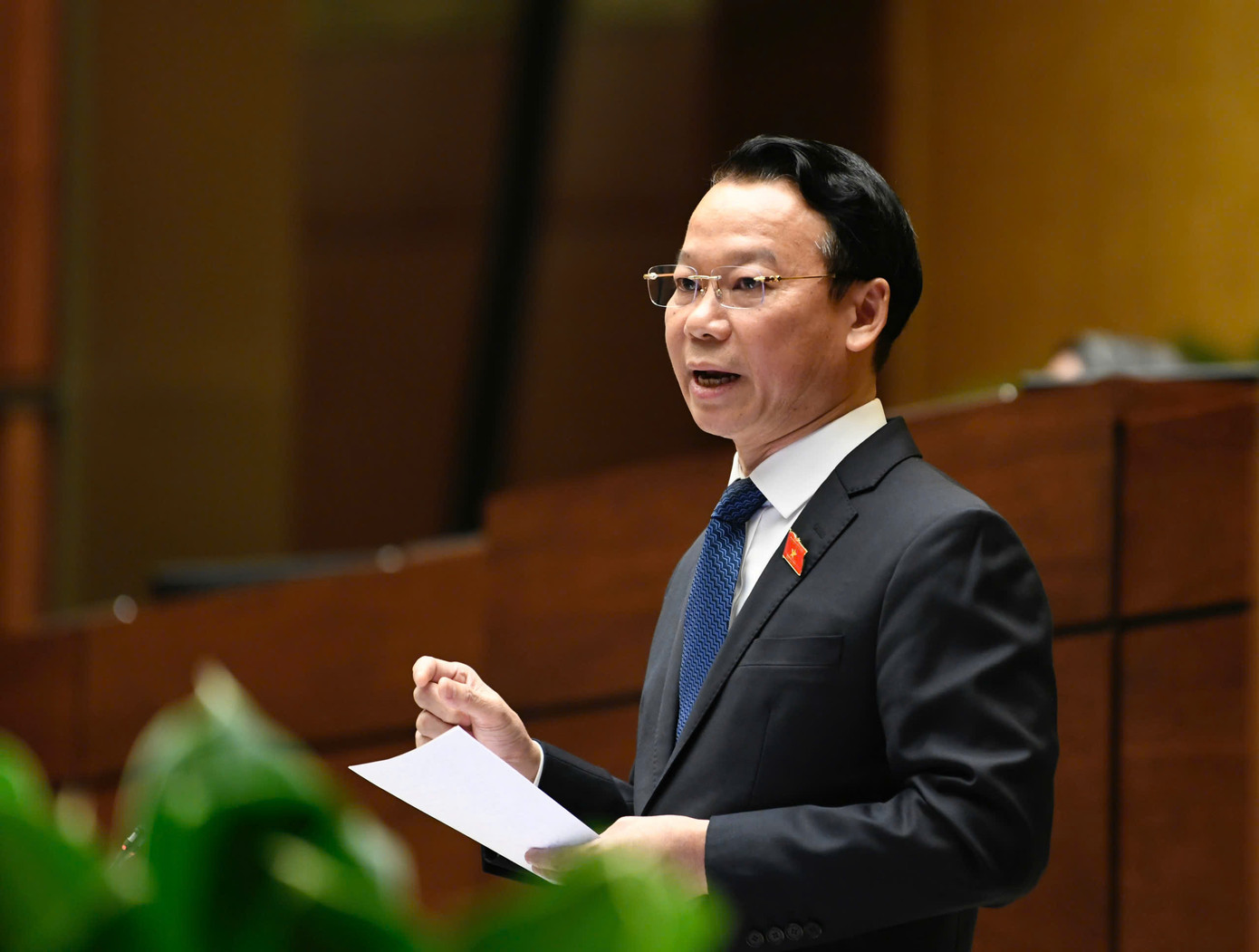 Bộ trưởng TN&amp;MT Đỗ Đức Duy. Ảnh: Như Ý.