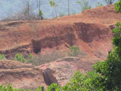 Đồi Tỵ, nơi đã vùi chôn hơn 70 phu đá xấu số. ảnh: Quang Long. Đồi Tỵ, nơi đã vùi chôn hơn 70 phu đá xấu số. ảnh: quang long
