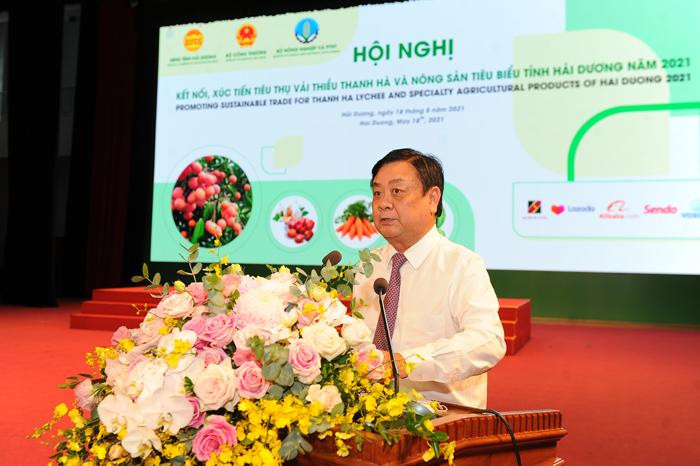 Bộ trưởng Lê Minh Hoan đề nghị Hải Dương thời gian tới cần định hướng phát triển nông nghiệp theo hướng tăng trưởng từ chiều rộng sang chiều sâu.