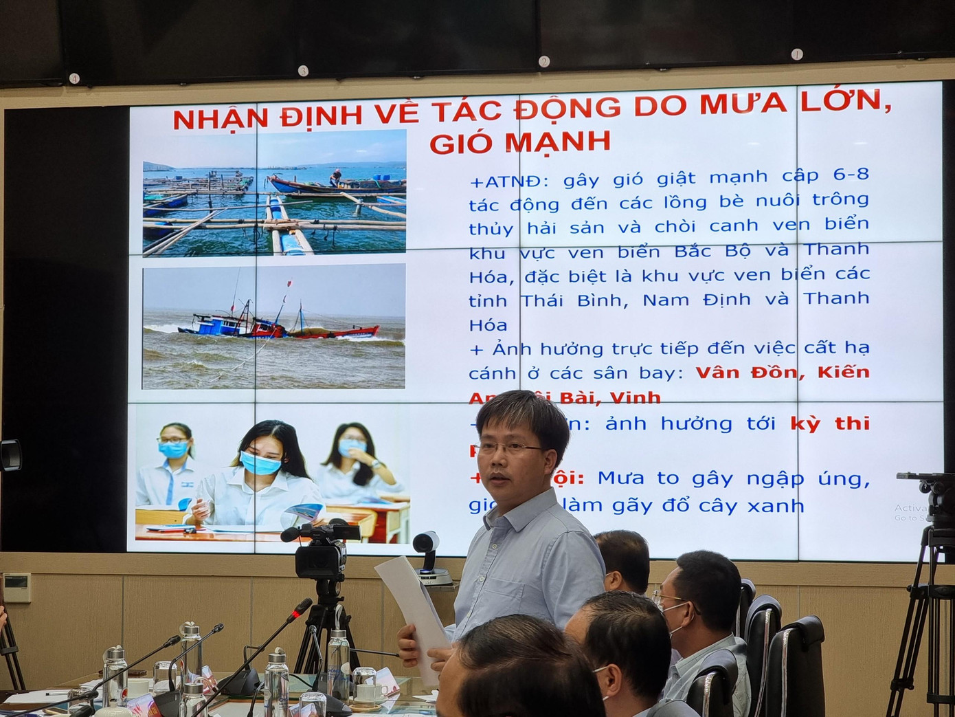 Ông Mai Văn Khiêm cho biết, ATNĐ lần này dự báo không chuyển thành bão