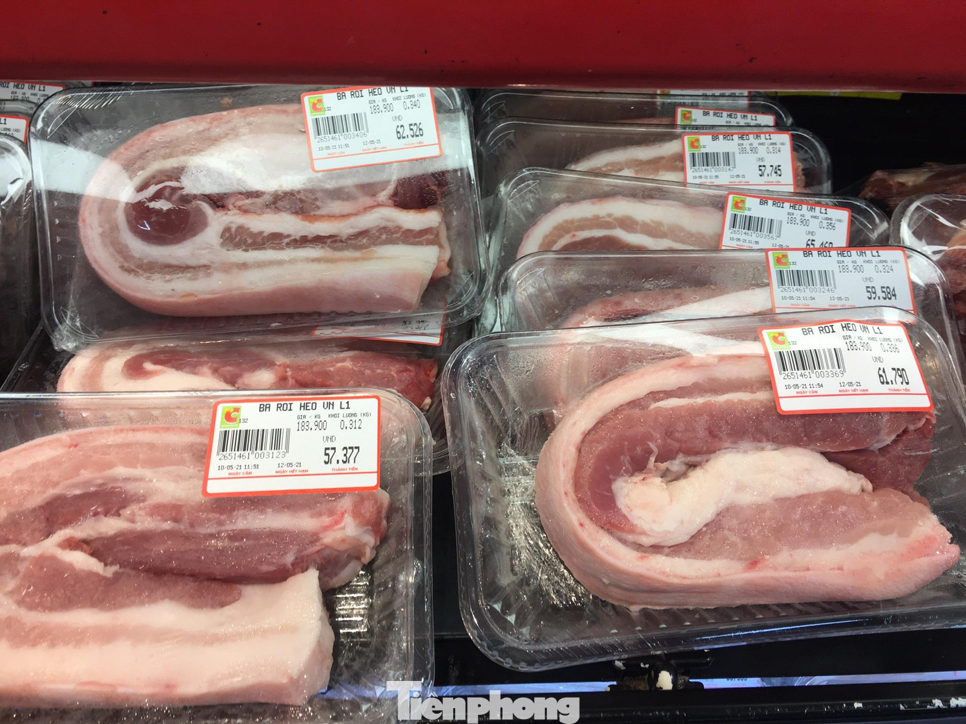 Giá thịt ba rọi (ba chỉ) đang có mức giá 183.9000 đồng/kg Giá thịt ba rọi (ba chỉ) đang có mức giá 183.9000 đồng/kg