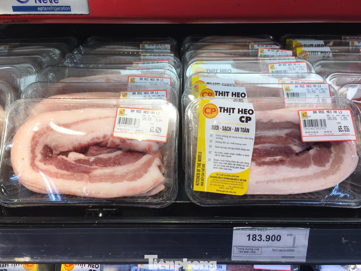 Giá lợn hơi giảm sâu nhưng giá bán tại các siêu thị vẫn ở mức cao Giá lợn hơi giảm sâu nhưng giá bán tại các siêu thị vẫn ở mức cao