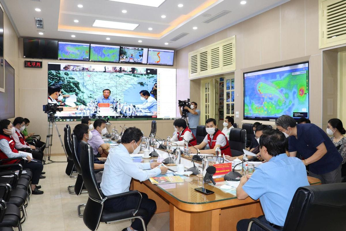 Văn phòng thường trực Ban chỉ đạo quốc gia về phòng chống thiên tai họp vào sáng 8/9