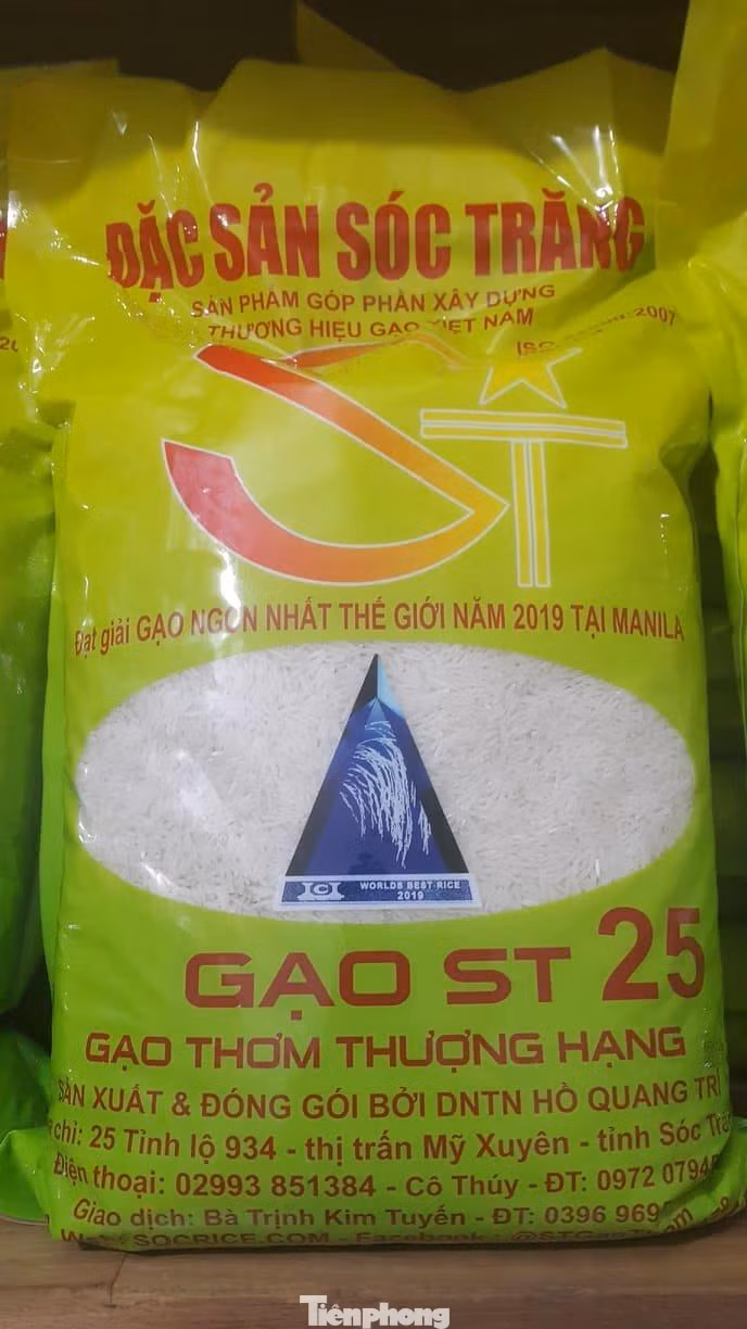Gạo ST 25 chính hãng do DNTN Hồ Quang Trí sản xuất và đóng gói Gạo ST 25 chính hãng do DNTN Hồ Quang Trí sản xuất và đóng gói