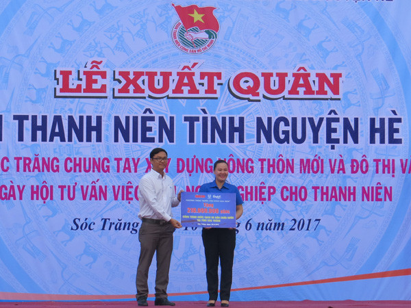 Sóc Trăng xuất quân Chiến dịch Thanh niên tình nguyện hè ảnh 1
