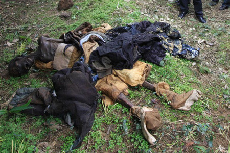 Quần áo của xác ướp vẫn được bảo quản tốt. Quần áo của xác ướp vẫn được bảo quản tốt