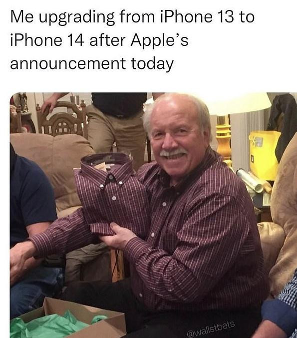 Meme được con gái Steve Jobs quá cố đăng lên mạng để nói về iPhone 14