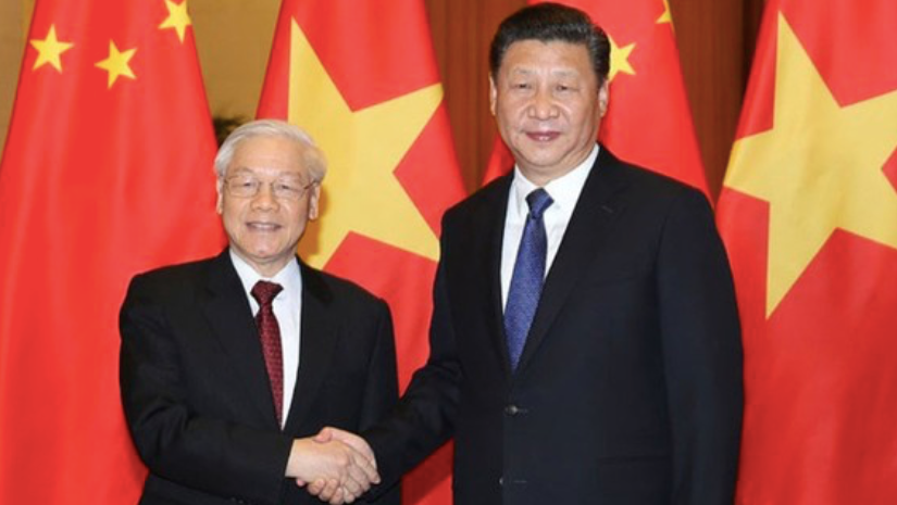 Tổng Bí thư Nguyễn Phú Trọng và Tổng Bí thư, Chủ tịch Trung Quốc Tập Cận Bình. (Ảnh: TTXVN) Tổng Bí thư Nguyễn Phú Trọng và Tổng Bí thư, Chủ tịch Trung Quốc Tập Cận Bình. (Ảnh: TTXVN)