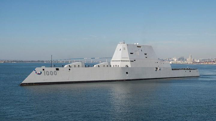 Tàu chiến đấu mặt nước lớn nhất của Mỹ USS Zumwalt