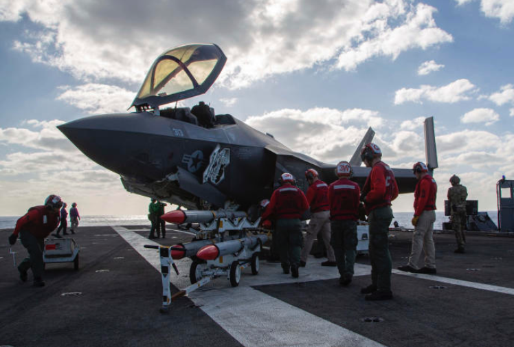 Một chiếc F-35 của Hải quân Mỹ. (Ảnh: US Navy) Một chiếc F-35 của Hải quân Mỹ. (Ảnh: US Navy)