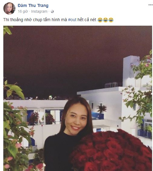 Nhận quà 8/3, Đàm Thu Trang vẫn 'trách móc' Cường Đô la ảnh 1