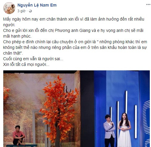 Trường Giang chưa lên tiếng, Nam Em vội xin lỗi Nhã Phương ảnh 1