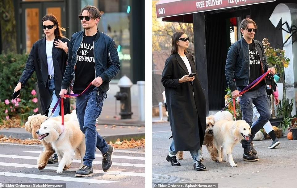 Khác với nhiều đôi tình nhân cũ trở mặt thành thù, mối quan hệ giữa Irina và Bradley luôn tốt đẹp. Nam diễn viên 47 tuổi còn chuyển đến New York để được sống gần con gái và tình cũ. Hai ngôi sao hạng A cũng nhiều lần bị bắt gặp đi cùng nhau trên phố và Irina còn tham dự sự kiện ra mắt phim của tình cũ. Ảnh: SplashNews.com.