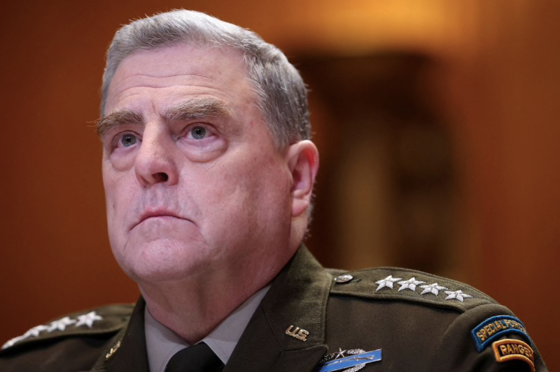 Chủ tịch Hội đồng tham mưu trưởng liên quân Mỹ Mark Milley. (Ảnh: Reuters) Chủ tịch Hội đồng tham mưu trưởng liên quân Mỹ Mark Milley. (Ảnh: Reuters)