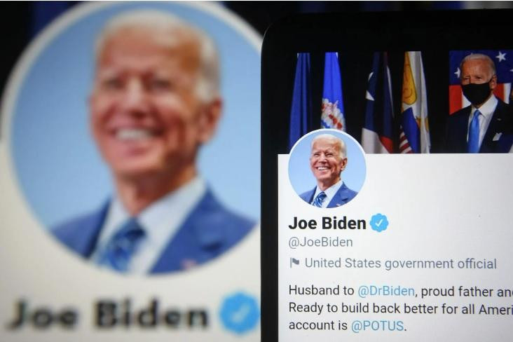 Gần 50% số tài khoản theo dõi Tổng thống Mỹ Joe Biden trên Twitter là giả. (Ảnh: Getty) Gần 50% số tài khoản theo dõi Tổng thống Mỹ Joe Biden trên Twitter là giả. (Ảnh: Getty)