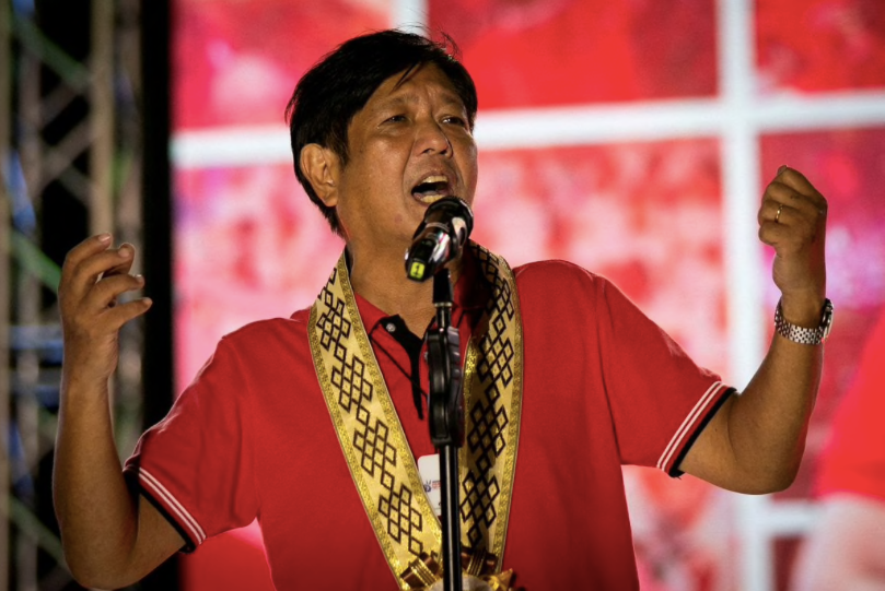 Ứng viên tổng thống Philippines Ferdinand "Bongbong" Marcos Jr. - con trai cố lãnh đạo độc tài Ferdinand Marcos. (Ảnh: Reuters) Ứng viên tổng thống Philippines Ferdinand "Bongbong" Marcos Jr. - con trai cố lãnh đạo độc tài Ferdinand Marcos. (Ảnh: Reuters)