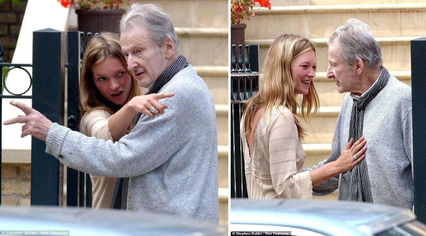 Từ quá trình Moss và Freud hợp tác thực hiện tác phẩm đã xuất hiện những tin đồn thổi về mối quan hệ giữa một họa sĩ nổi tiếng đa tình và một siêu mẫu nổi tiếng "ăn chơi" (Ảnh: Daily Mail).