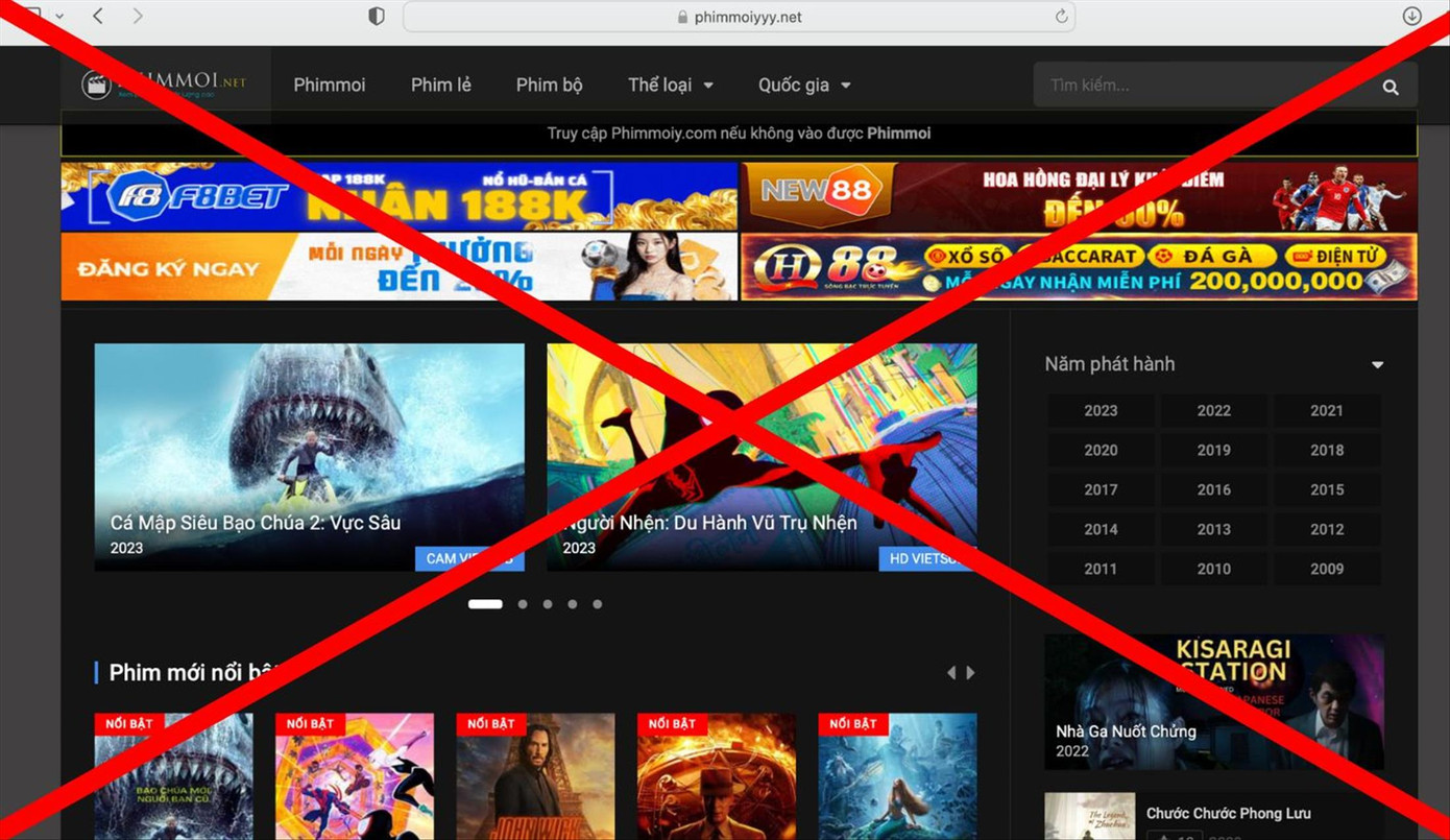Vi phạm về bản quyền trong lĩnh vực phim ảnh, truyền hình gây thất thu hàng nghìn tỷ đồng Vi phạm về bản quyền trong lĩnh vực phim ảnh, truyền hình gây thất thu hàng nghìn tỷ đồng