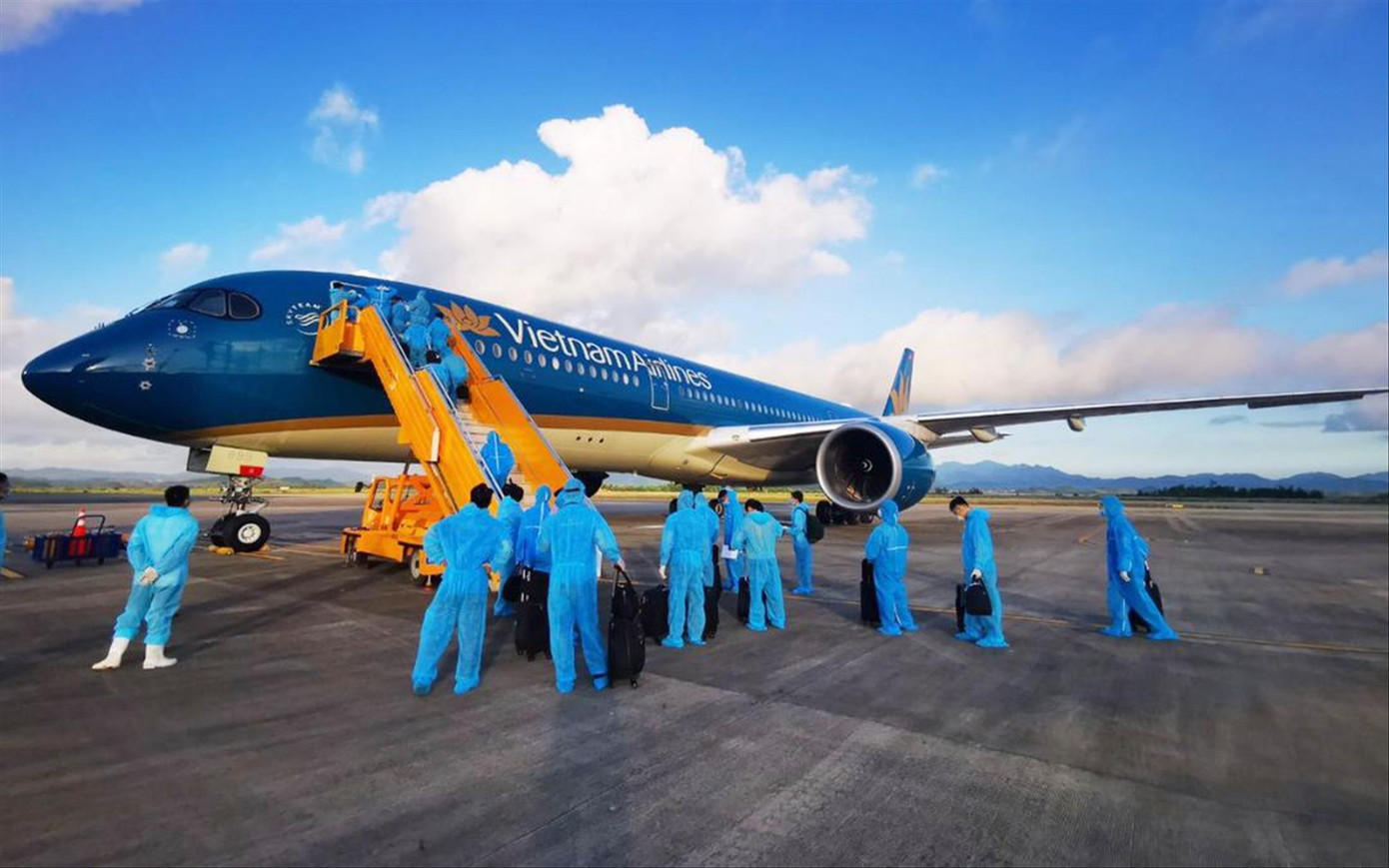 Hình ảnh chuyến bay giải cứu thời dịch COVID-19 Hình ảnh chuyến bay giải cứu thời dịch COVID-19