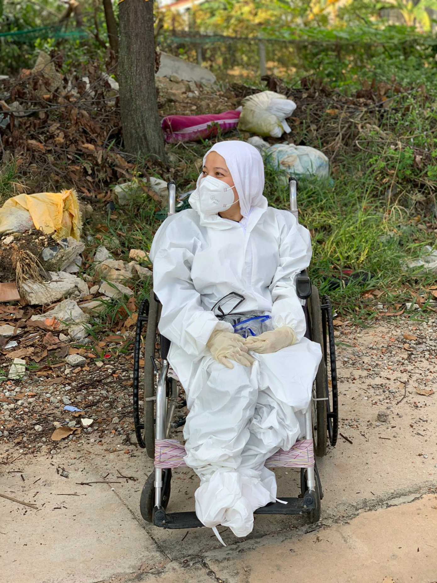 Chị Thúy là tình nguyện viên trong đại dịch COVID-19.