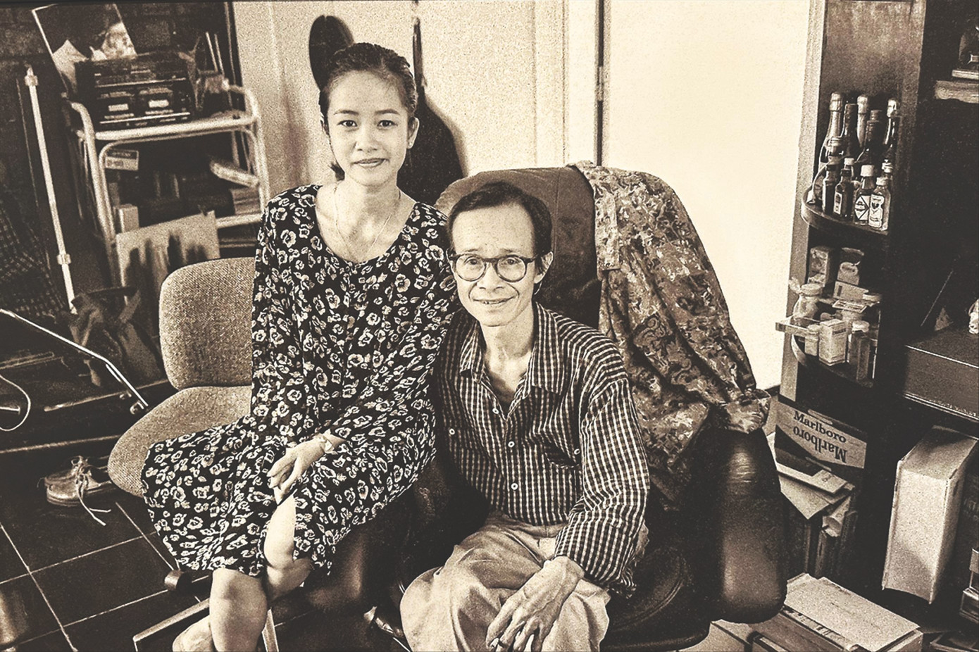 Hồng Nhung và Trịnh Công Sơn Ảnh: Dương Minh Long