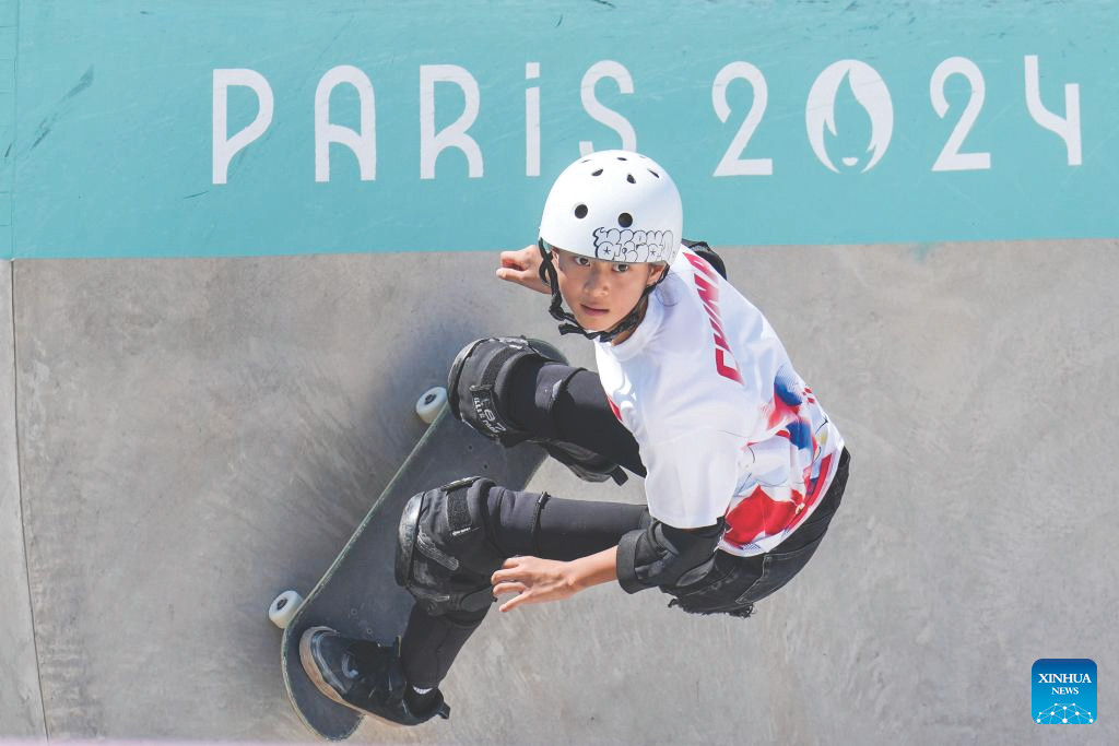 Zheng Haohao là VĐV nhỏ tuổi nhất Olympic Paris 2024 Ảnh: China Daily Zheng Haohao là VĐV nhỏ tuổi nhất Olympic Paris 2024 Ảnh: China Daily