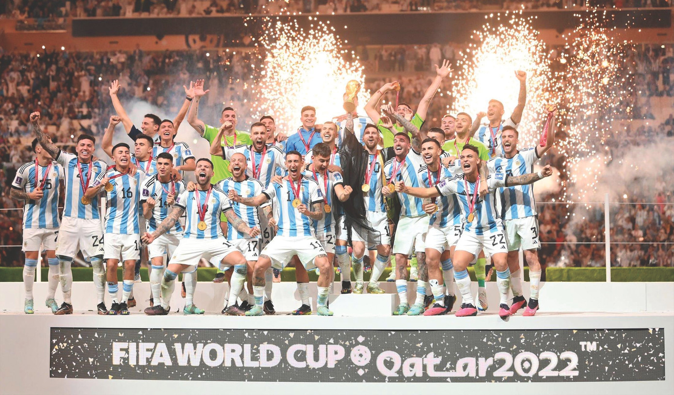 Nhà vô địch thế giới năm 2022 Argentina Ảnh: Getty Images