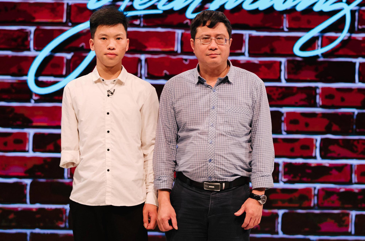 Lý Dào Quyên và tiến sỹ Bàn Tuấn Năng - Ảnh: NVCC