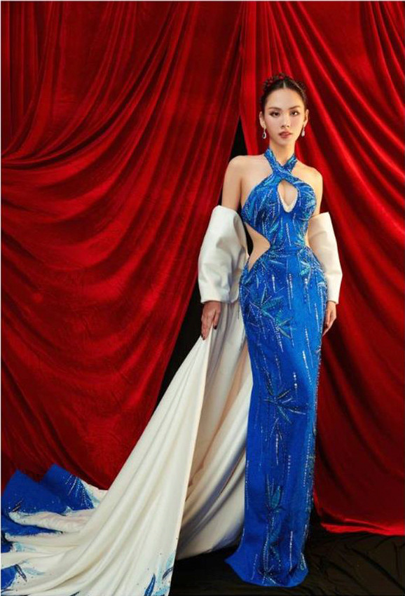 Hoa hậu Mai Phương được đánh giá cao khi luôn chọn được trang phục phù hợp cho từng vòng thi.