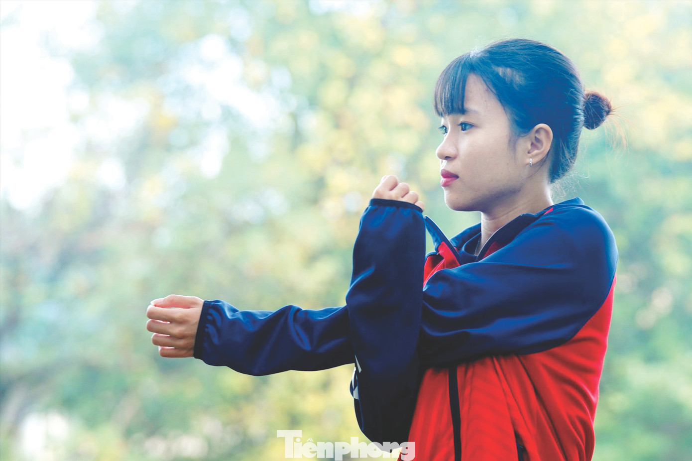 Lê Thị Tuyết đang háo hức chờ đón Tiền Phong Marathon 2024 Ảnh: Trọng Quân Lê Thị Tuyết đang háo hức chờ đón Tiền Phong Marathon 2024 Ảnh: Trọng Quân