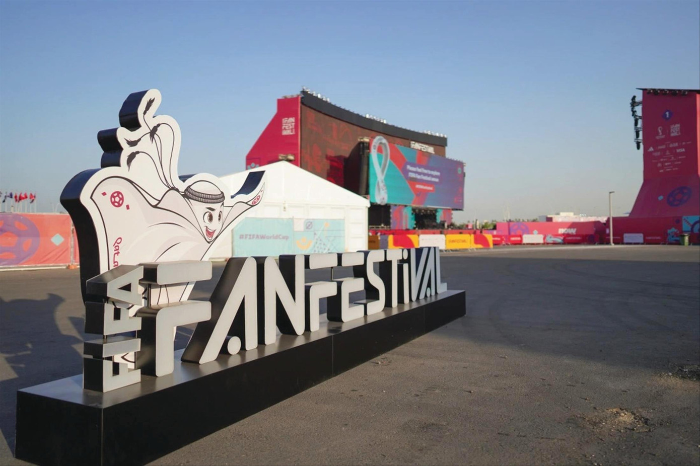 Địa điểm diễn ra FIFA Fan Festival Ảnh: Al Jazeera Địa điểm diễn ra FIFA Fan Festival Ảnh: Al Jazeera