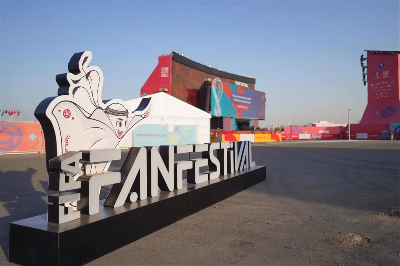 Địa điểm diễn ra FIFA Fan Festival Ảnh: Al Jazeera Địa điểm diễn ra FIFA Fan Festival Ảnh: Al Jazeera