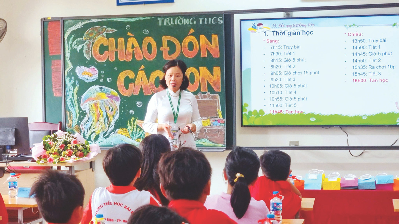 Công tác giảng dạy từng bước được đổi mới theo hướng hiện đại tại huyện Gia Lâm