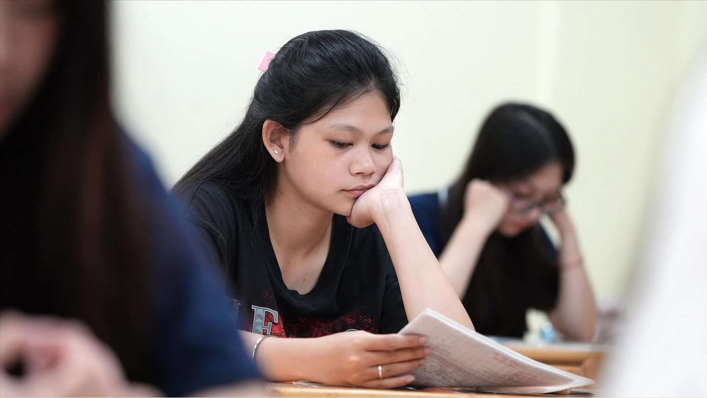Thí sinh dự thi tốt nghiệp THPT năm 2024 Ảnh: Mạnh Thắng Thí sinh dự thi tốt nghiệp THPT năm 2024 Ảnh: Mạnh Thắng