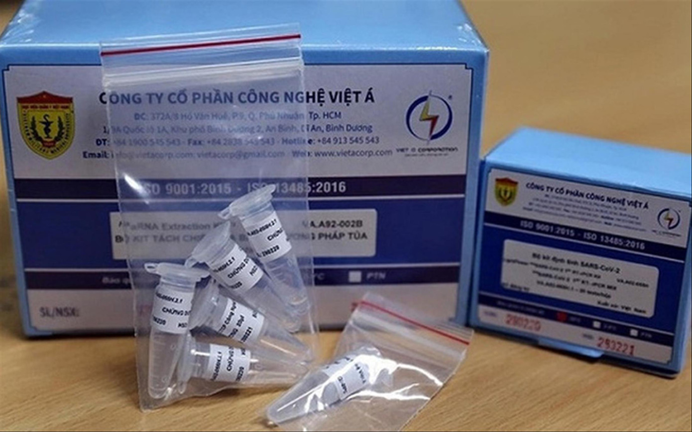 Bộ kit test của Công ty Việt Á Bộ kit test của Công ty Việt Á