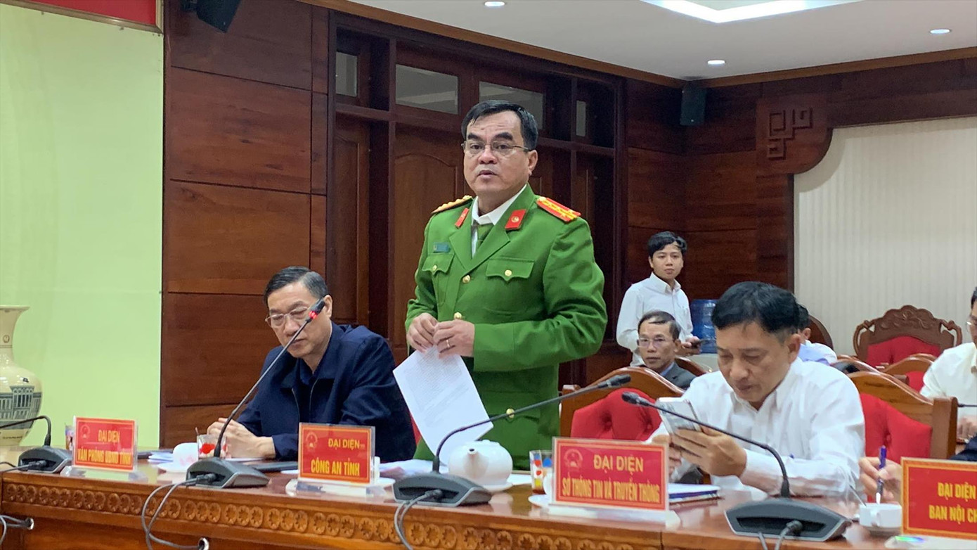 Lãnh đạo Công an tỉnh Đắk Lắk trao đổi thông tin tại họp báo ngày 15/1 Lãnh đạo Công an tỉnh Đắk Lắk trao đổi thông tin tại họp báo ngày 15/1