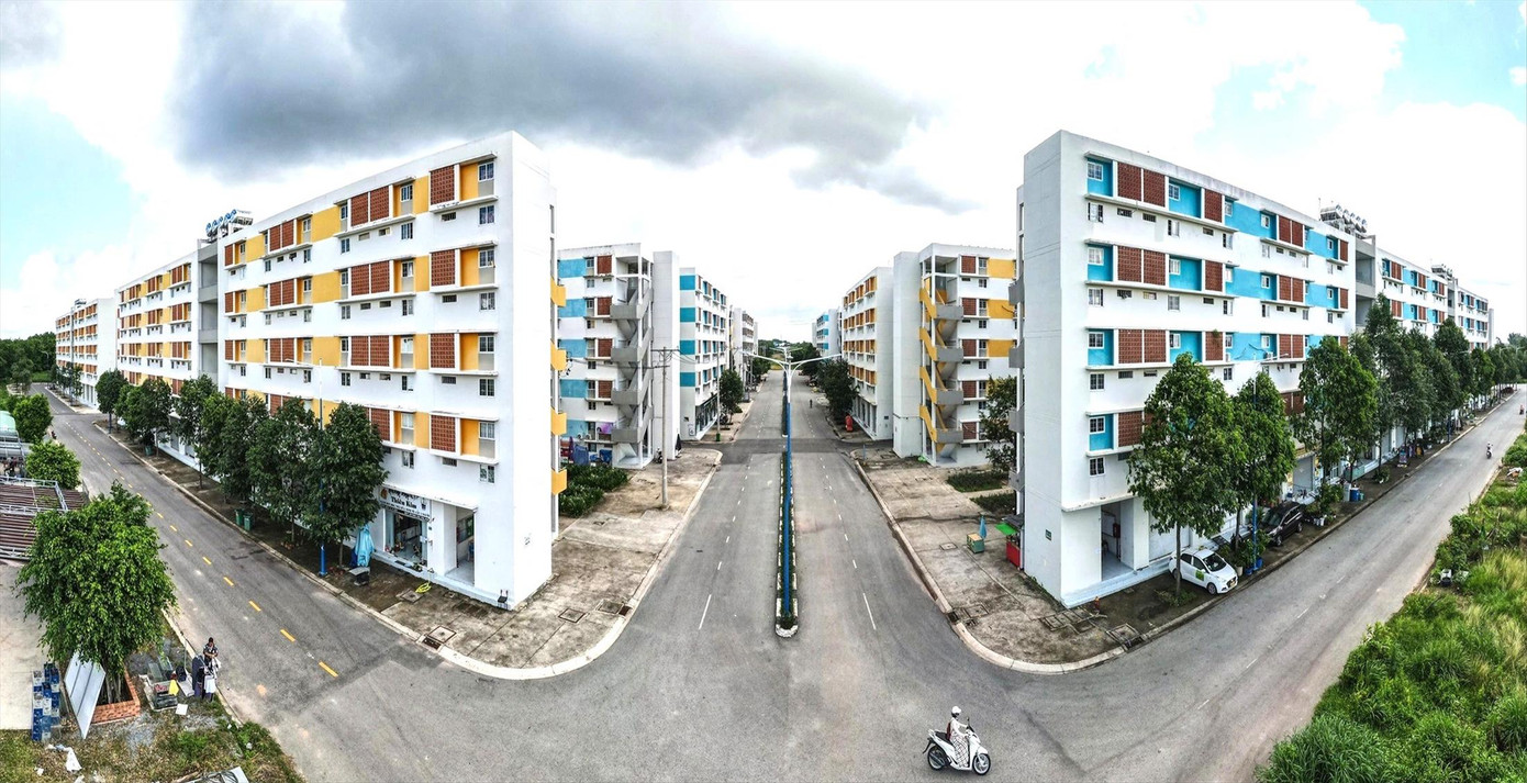 Nhà ở xã hội Định Hòa – Bình Dương Ảnh: HƯƠNG CHI Nhà ở xã hội Định Hòa – Bình Dương Ảnh: HƯƠNG CHI