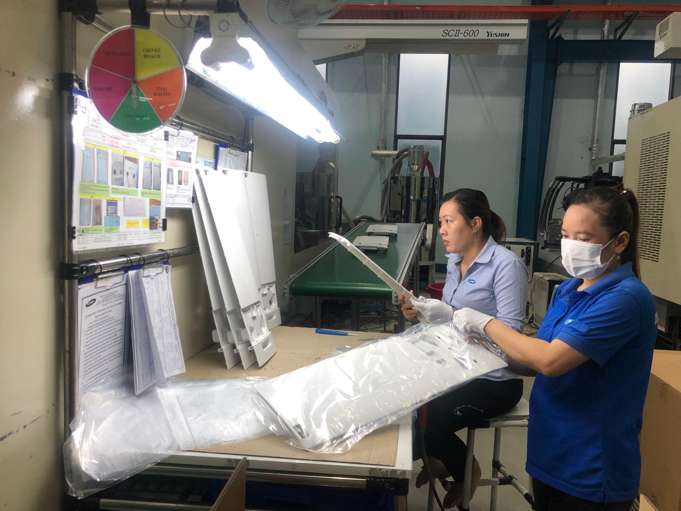 Nhờ được kết nối với DN FDI, Cty Liên Vinh đã tham gia vào chuỗi cung ứng toàn cầu Ảnh: U.P