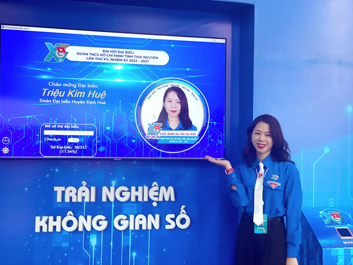 Chị Triệu Kim Huệ, Bí thư Đoàn xã Lam Vỹ Chị Triệu Kim Huệ, Bí thư Đoàn xã Lam Vỹ