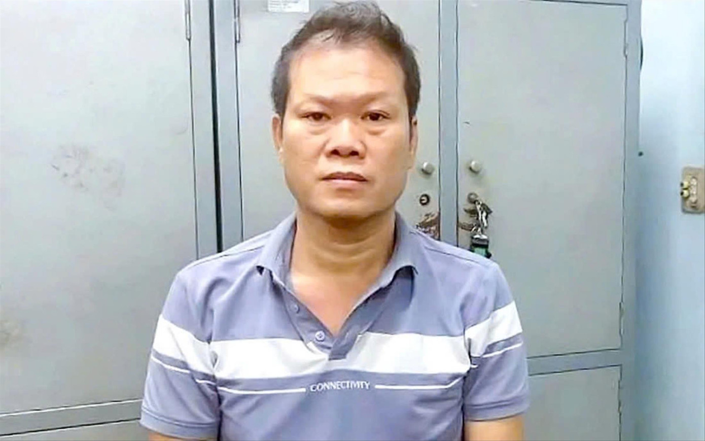 Ông Bùi Hữu Khánh tại cơ quan công an Ông Bùi Hữu Khánh tại cơ quan công an