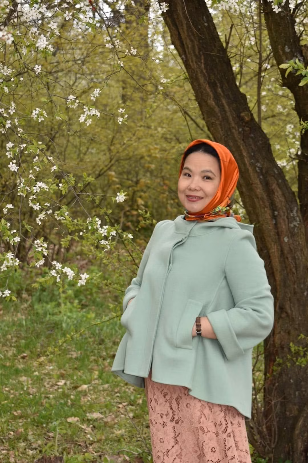 Chị Nguyễn Hồng Giang, người Việt tại Kiev, vẫn sống lạc quan, vui vẻ Chị Nguyễn Hồng Giang, người Việt tại Kiev, vẫn sống lạc quan, vui vẻ