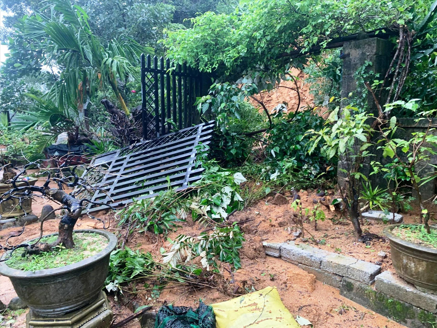 Sạt lở tại núi Phú Gia đe dọa an toàn cuộc sống của người dân Ảnh T.L Sạt lở tại núi Phú Gia đe dọa an toàn cuộc sống của người dân Ảnh T.L