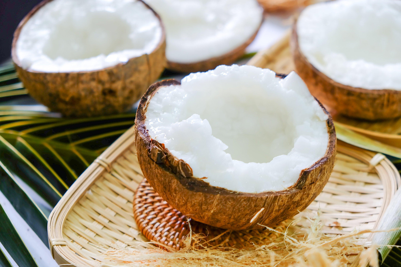 Dừa sáp đặc sản nổi tiếng của Cầu Kè - Trà Vinh Dừa sáp đặc sản nổi tiếng của Cầu Kè - Trà Vinh