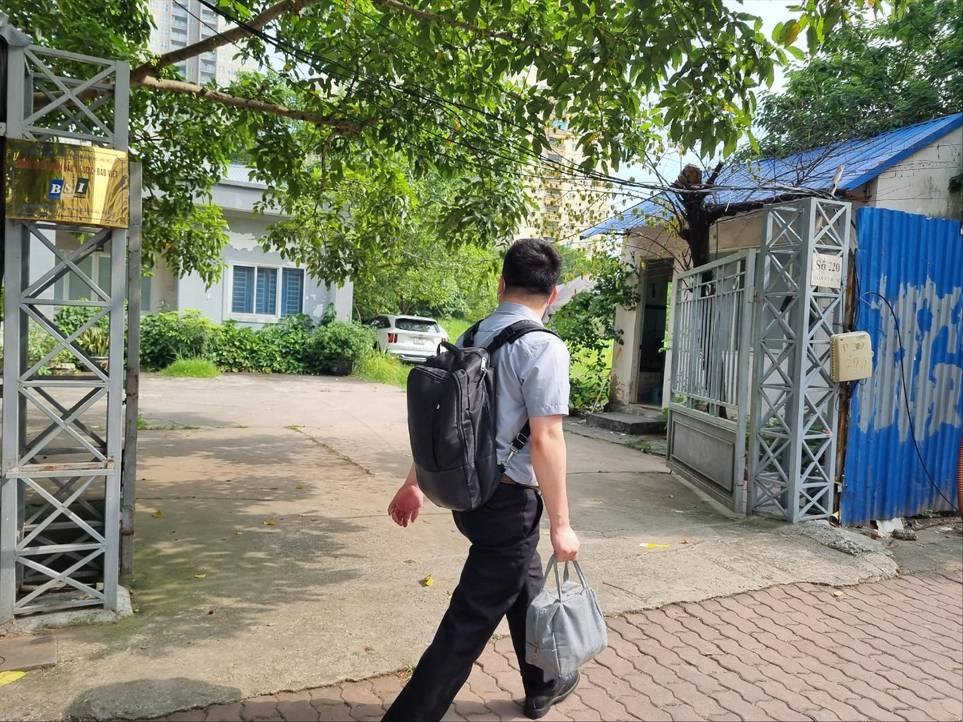 Dự án “đất vàng” tại Trần Duy Hưng (Cầu Giấy, Hà Nội) bỏ hoang nhiều năm của Tập đoàn Bảo Việt Ảnh: Ngọc Mai