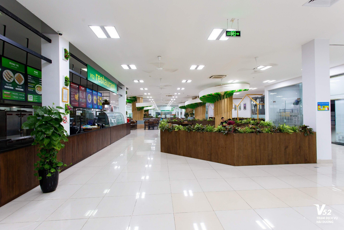 Không gian thoáng mát trong các trạm dừng nghỉ trên cao tốc Hà Nội - Hải Phòng