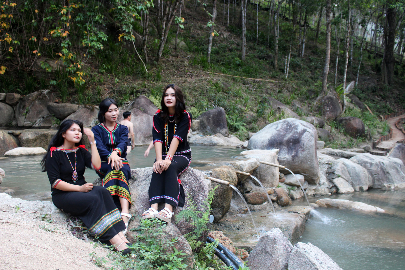 Một góc Suối khoáng nóng DAANA